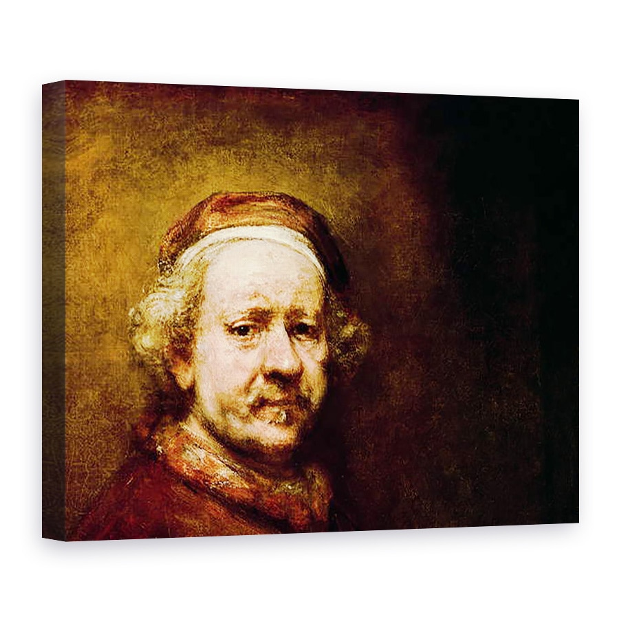 Tablou canvas - Rembrandt Harmensz van Rijn - Autoportret in varsta de 63 de ani, 60 x 80 cm