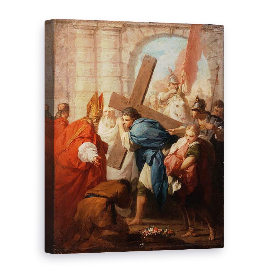 Tablou canvas - Pierre Subleyras - Heraclius Purtand Crucea, 60 x 80 cm