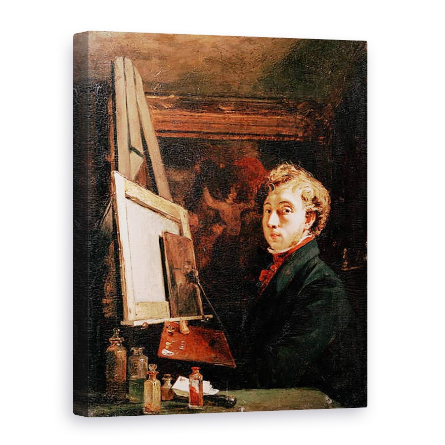 Tablou canvas - Richard Parkes Bonington - Autoportret, 60 x 80 cm