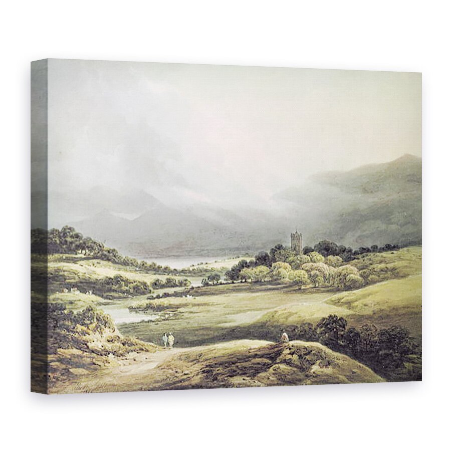 Tablou canvas - Richard Sasse - Vedere la Castelul Dunloe, Killarney, 75 x 100 cm