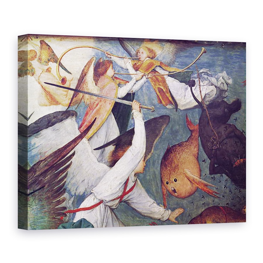 Tablou canvas - Pieter Bruegel the Elder - Caderea ingerilor rebeli I, 75 x 100 cm