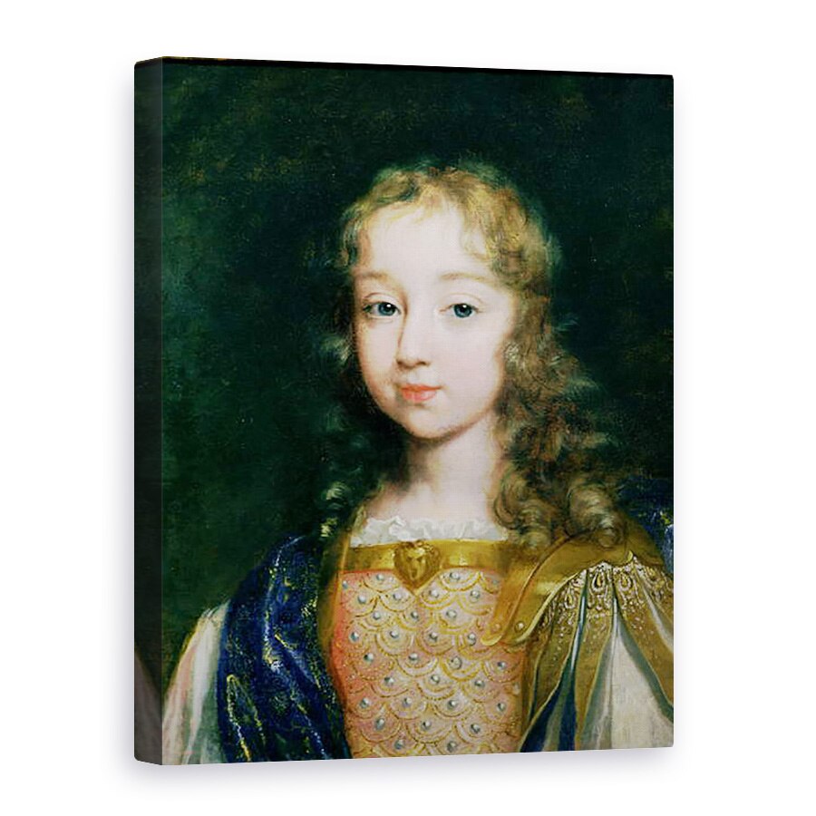 Tablou canvas - Scoala franceza - Portretul lui Ludovic al XIV-lea ca un copil, 75 x 100 cm