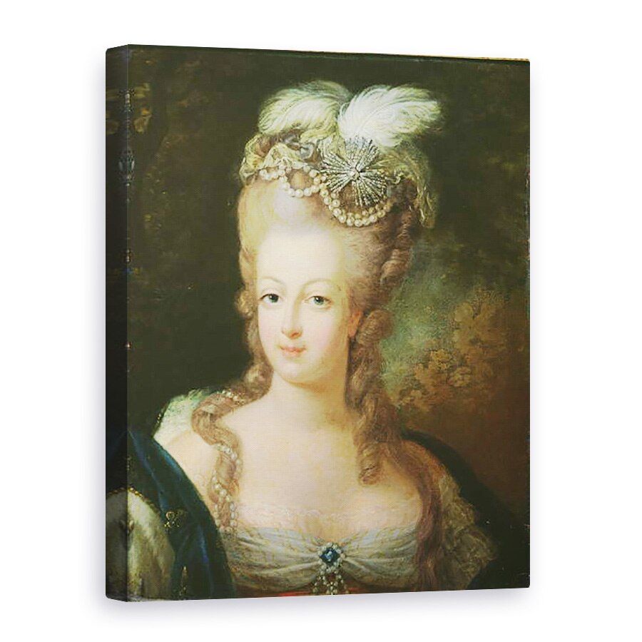 Tablou canvas - Scoala franceza - Portret De Marie-Antoinette de Habsbourg-Lorena 1755-93, 50 x 70 cm