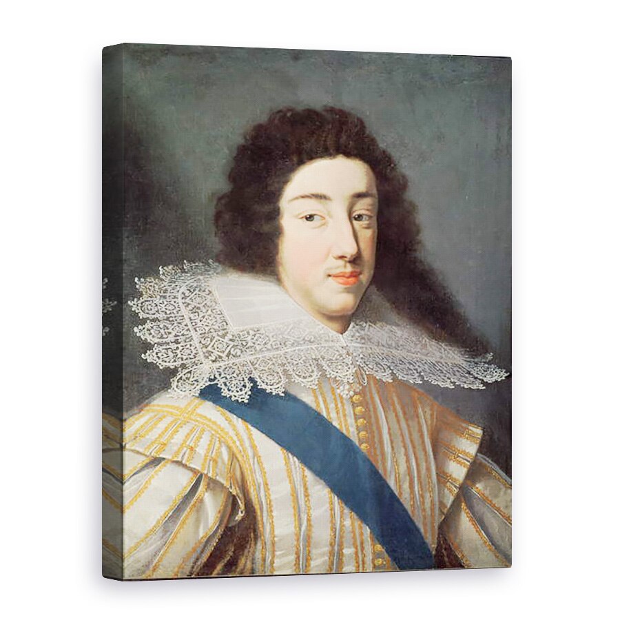 Tablou canvas - Scoala franceza - Portretul lui Gaston dOrleans 1608-60, 50 x 70 cm
