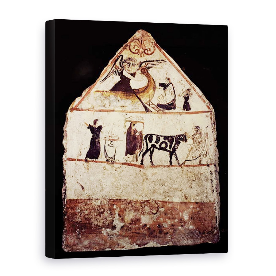 Tablou canvas - Scoala greaca - Gaudo Necropolis, 75 x 100 cm