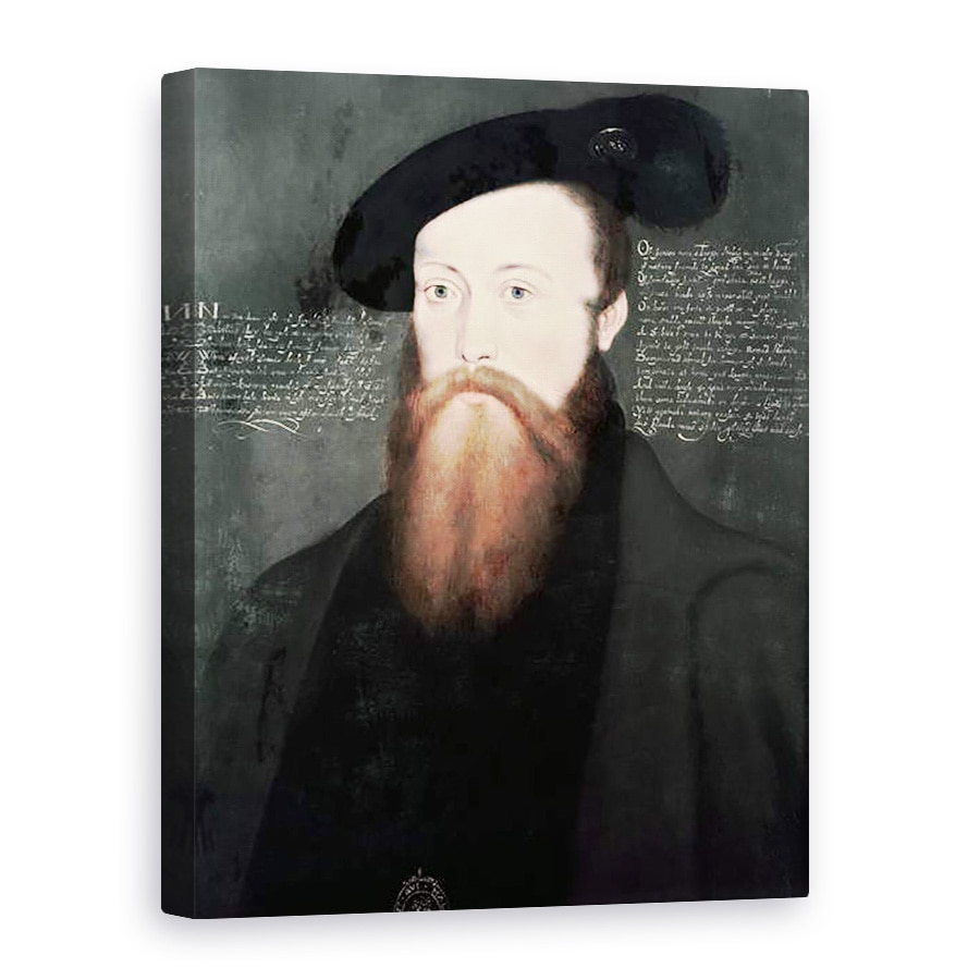 Tablou canvas - scoala engleza - Portretul lui Thomas Seymour 1508-1549 Baron Seymour, 50 x 70 cm