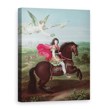 Tablou canvas - Scoala franceza - Portretul lui Ludovic al XIV-lea 1638-1715, 75 x 100 cm Tablou canvas - Scoala franceza - Portretul lui Ludovic al XIV-lea 1638-1715, 75 x 100 cm