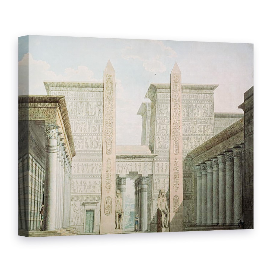 Tablou canvas - Scoala germana - Intrarea in Templu, Act I scena iii, 50 x 70 cm