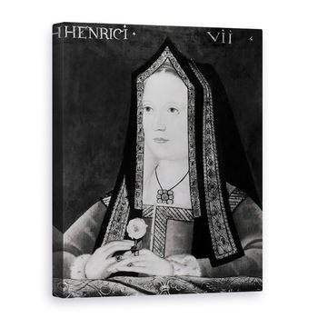 Tablou canvas - scoala engleza - Portretul Elisabetei de York 1465-1503 ulei pe panza, 50 x 70 cm Tablou canvas - scoala engleza - Portretul Elisabetei de York 1465-1503 ulei pe panza, 50 x 70 cm