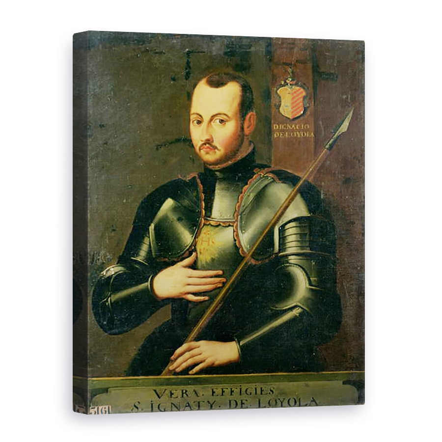 Tablou canvas - Scoala franceza - Sfantul Ignatiu de Loyola 1491-1556, 75 x 100 cm
