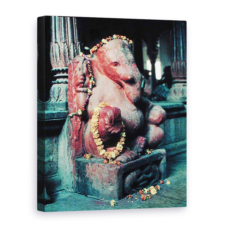 Tablou canvas - Scoala indiana - Zeul elefant, 75 x 100 cm