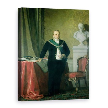 Tablou canvas - Scoala Italiana - Portret De Contele Camillo Berso De Cavour 1810-61, 60 x 80 cm Tablou canvas - Scoala Italiana - Portret De Contele Camillo Berso De Cavour 1810-61, 60 x 80 cm