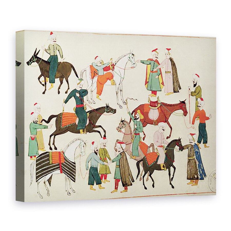 Tablou canvas - Scoala Islamica - Dna 1671 A Piata de Cal, 75 x 100 cm