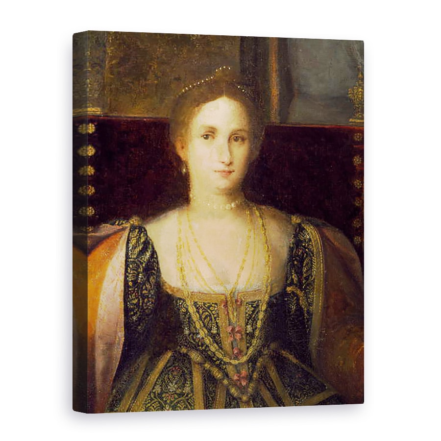 Tablou canvas - Scoala Italiana - Portretul unei femei Ca Cleopatra, 75 x 100 cm