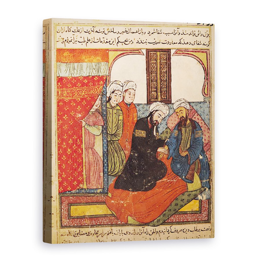 Tablou canvas - Scoala Islamica - F.111 O consultatie medicala, 75 x 100 cm