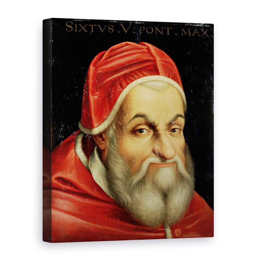 Tablou canvas - Scoala Italiana - Pope Sixtus V 1520-90, 75 x 100 cm
