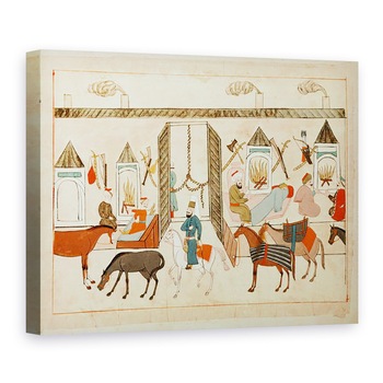 Tablou canvas - Scoala Islamica - Dna 1671 Interiorul Palatului Sultanului din Istanbul, 75 x 100 cm Tablou canvas - Scoala Islamica - Dna 1671 Interiorul Palatului Sultanului din Istanbul, 75 x 100 cm