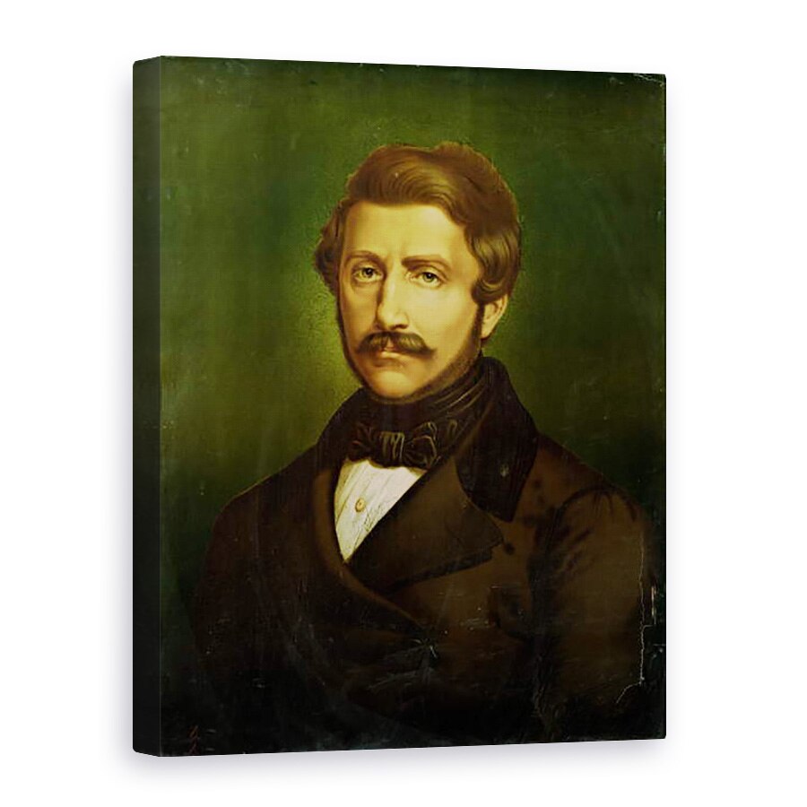 Tablou canvas - Scoala Italiana - Portret De Gaetano Donizetti 1797-1848, 60 x 80 cm