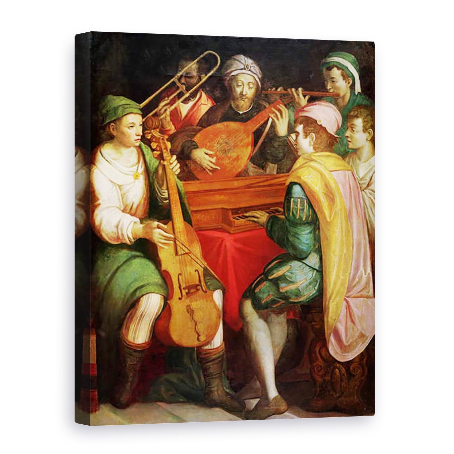 Tablou canvas - Scoala Florentina - Un concert, 50 x 70 cm