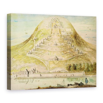 Tablou canvas - Scoala franceza - Planul de dezvoltare a Muntelui Valerien, 50 x 70 cm Tablou canvas - Scoala franceza - Planul de dezvoltare a Muntelui Valerien, 50 x 70 cm