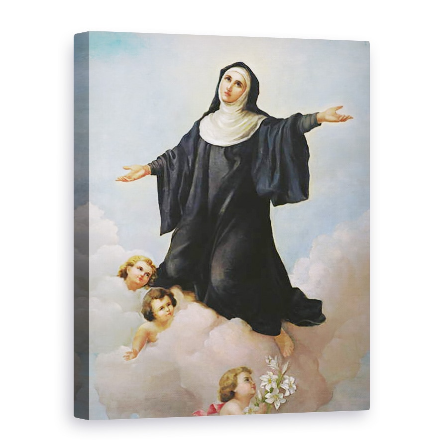Tablou canvas - Scoala Italiana - Santa Liberata in Glory, 60 x 80 cm