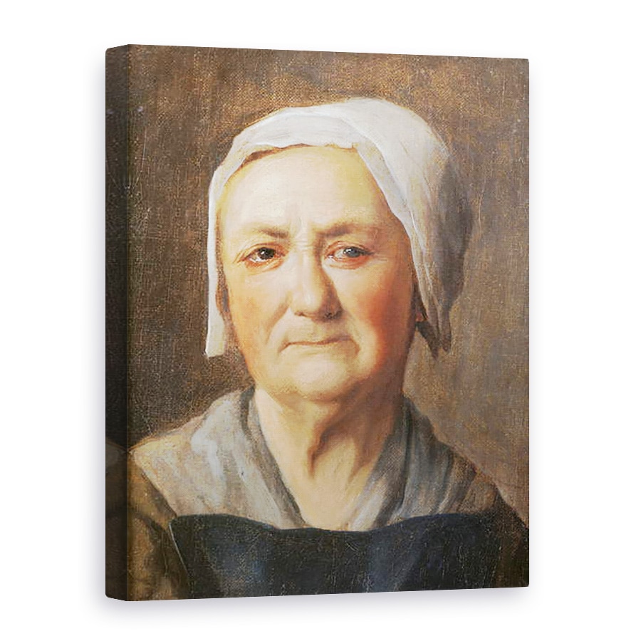 Tablou canvas - Scoala franceza - Portretul unui taran, 75 x 100 cm
