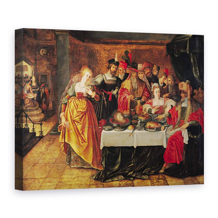 Tablou canvas - Scoala Italiana - Sarbatoarea lui Irod, 60 x 80 cm