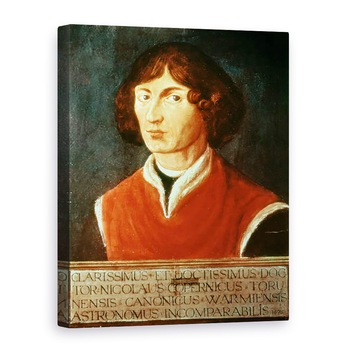 Tablou canvas - Scoala Poloneza - Portretul lui Andreus Nikolaus Copernicus 1473-1543 1575, 60 x 80 cm Tablou canvas - Scoala Poloneza - Portretul lui Andreus Nikolaus Copernicus 1473-1543 1575, 60 x 80 cm