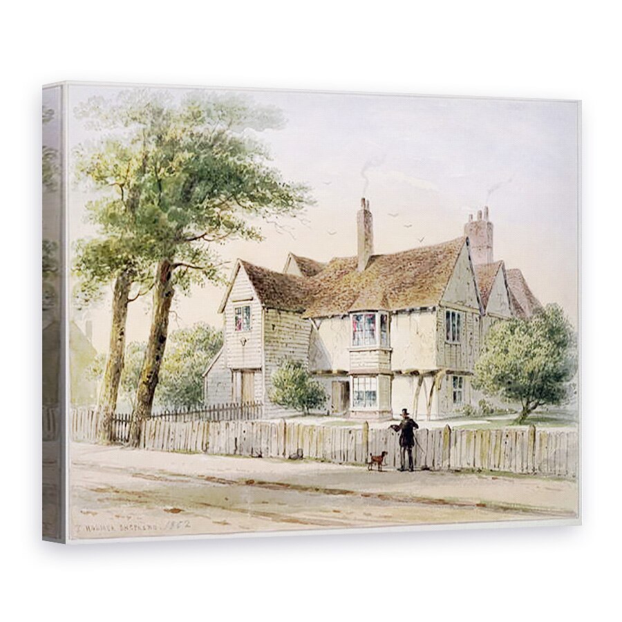 Tablou canvas - Thomas Hosmer Shepherd - Casa Rectoriala, Butts Newington, 75 x 100 cm
