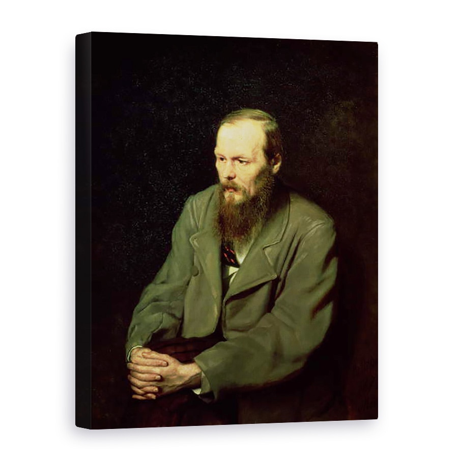 Tablou canvas - Vasili Grigorevich Perov - Portretul lui Fiodor Dostoievski 1821-81 1872, 50 x 70 cm