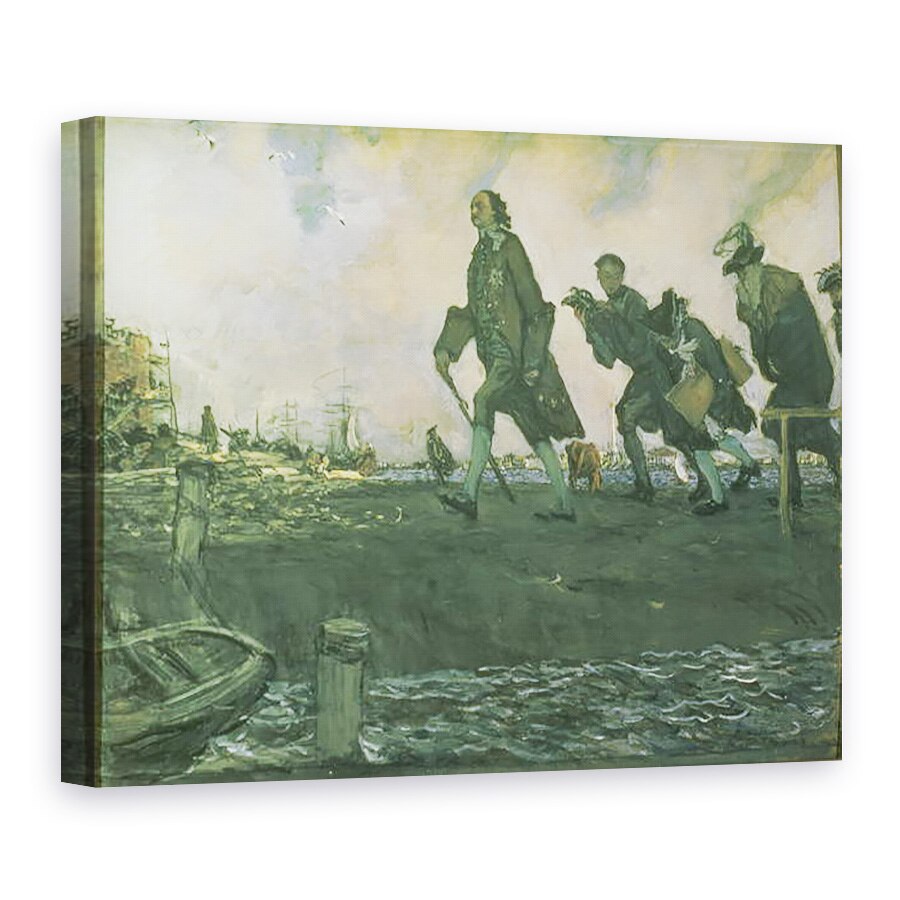 Tablou canvas - Valentin Aleksandrovich Serov - Petru I cel Mare 1672-1725 1907, 60 x 80 cm