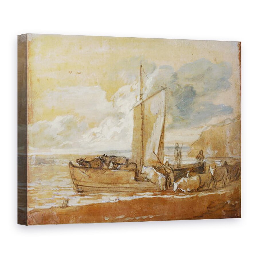 Tablou canvas - Thomas Gainsborough - Un feribot de vite, 75 x 100 cm