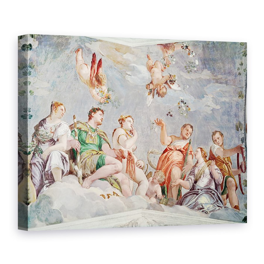 Tablou canvas - Veronese - Curtea Iubirii sau, Virtutile conjugale, 50 x 70 cm