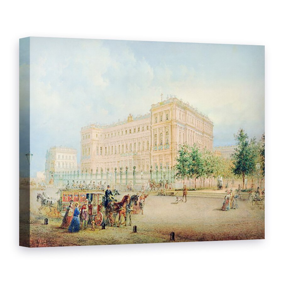 Tablou canvas - Vasili Semenovich Sadovnikov - Vedere la Palatul Nikolayevsky, Sankt-Petersburg, 75 x 100 cm
