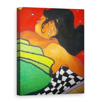 Tablou canvas - Timothy Nathan Joel - Fata adormita, 2001, 75 x 100 cm Tablou canvas - Timothy Nathan Joel - Fata adormita, 2001, 75 x 100 cm