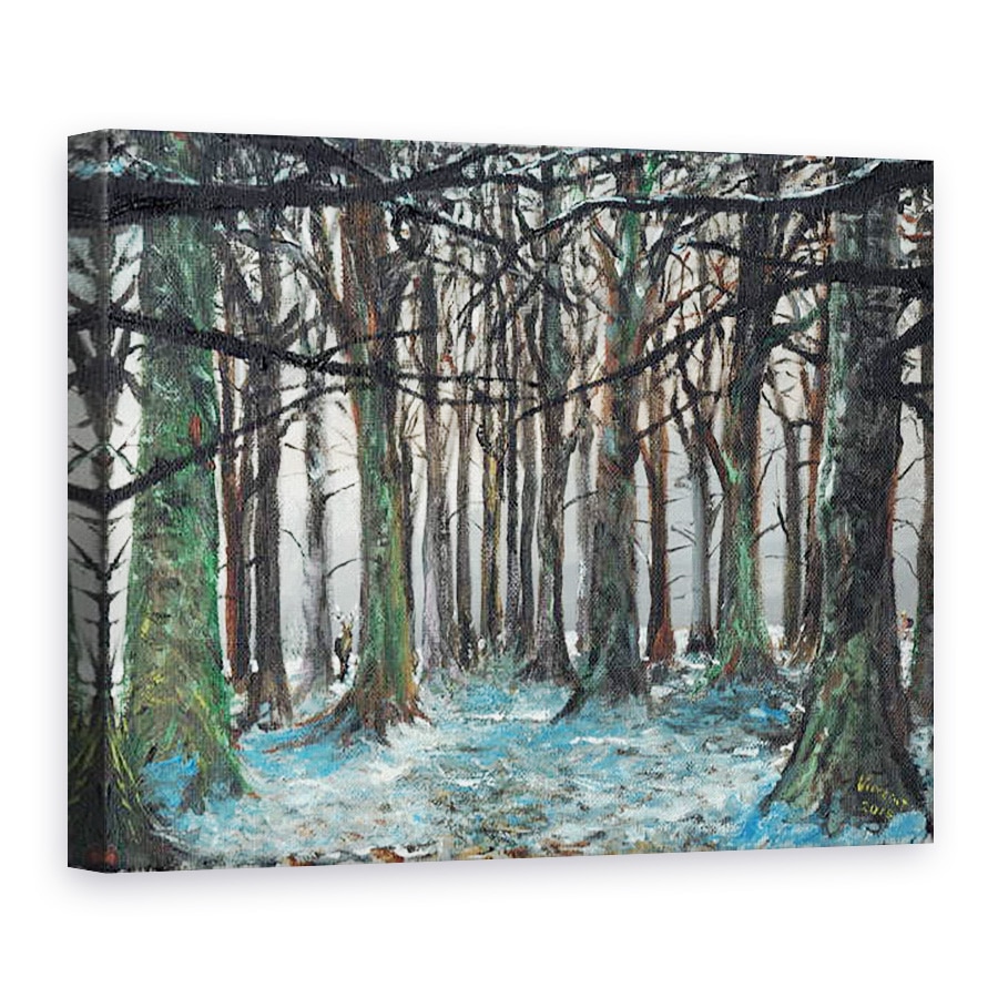 Tablou canvas - Vincent Alexander Booth - Cerbul si Runner Lyme Park, 2016, 75 x 100 cm