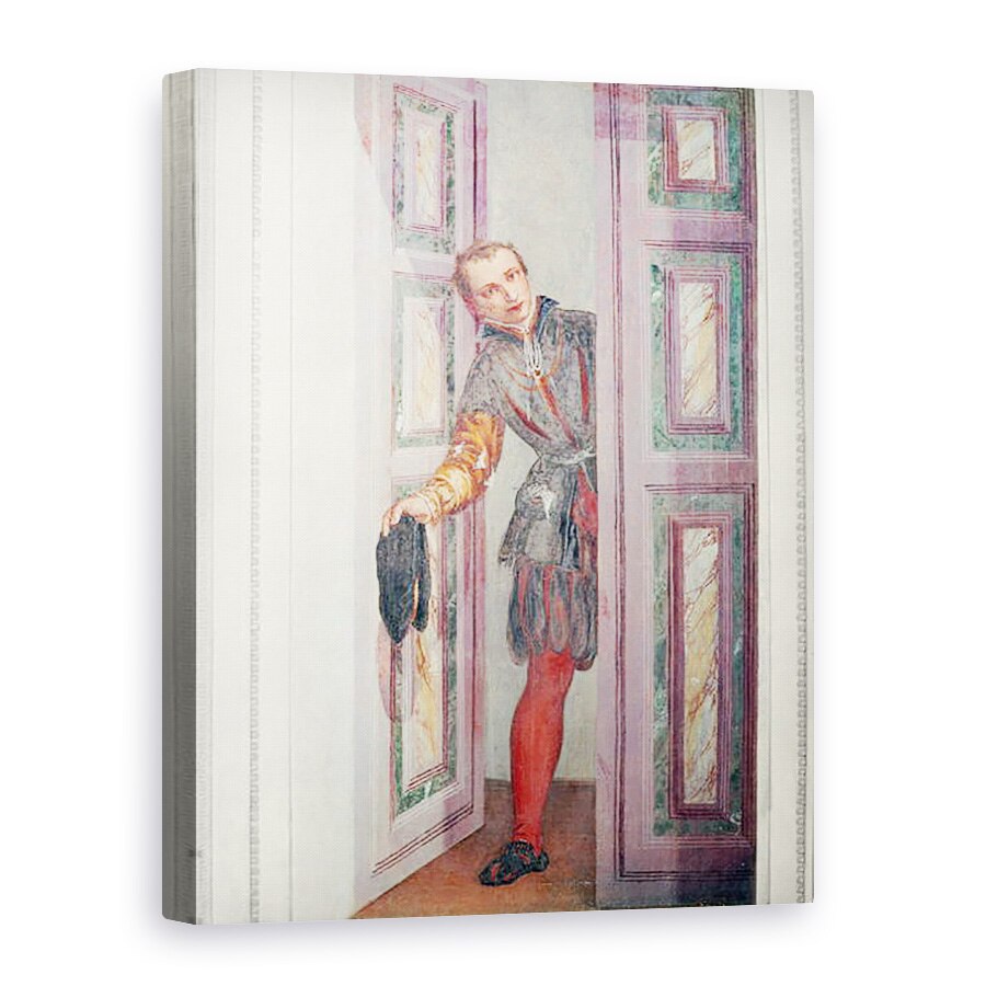 Tablou canvas - Veronese - Un servitor la usa, 75 x 100 cm