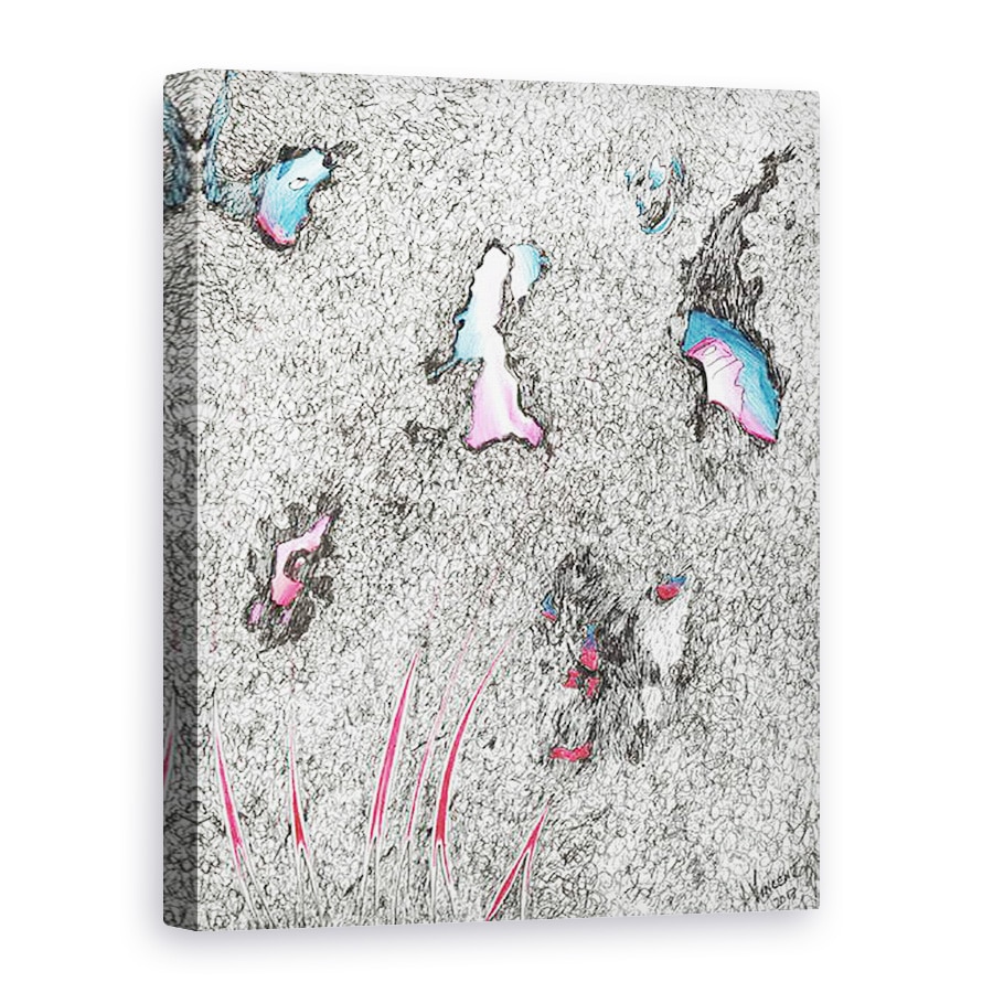 Tablou canvas - Vincent Alexander Booth - Capete paleheads, 2017, 75 x 100 cm