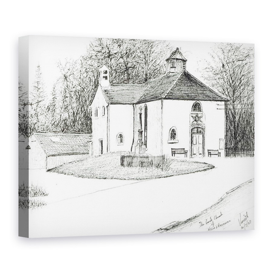 Tablou canvas - Vincent Alexander Booth - Biserica parohiala Killin & Ardeonaig, 2007, 50 x 70 cm