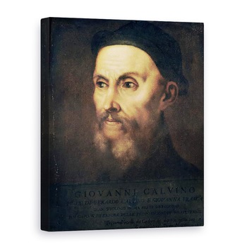 Tablou canvas - Titian - Portretul lui John Calvin 1509-64, 75 x 100 cm Tablou canvas - Titian - Portretul lui John Calvin 1509-64, 75 x 100 cm
