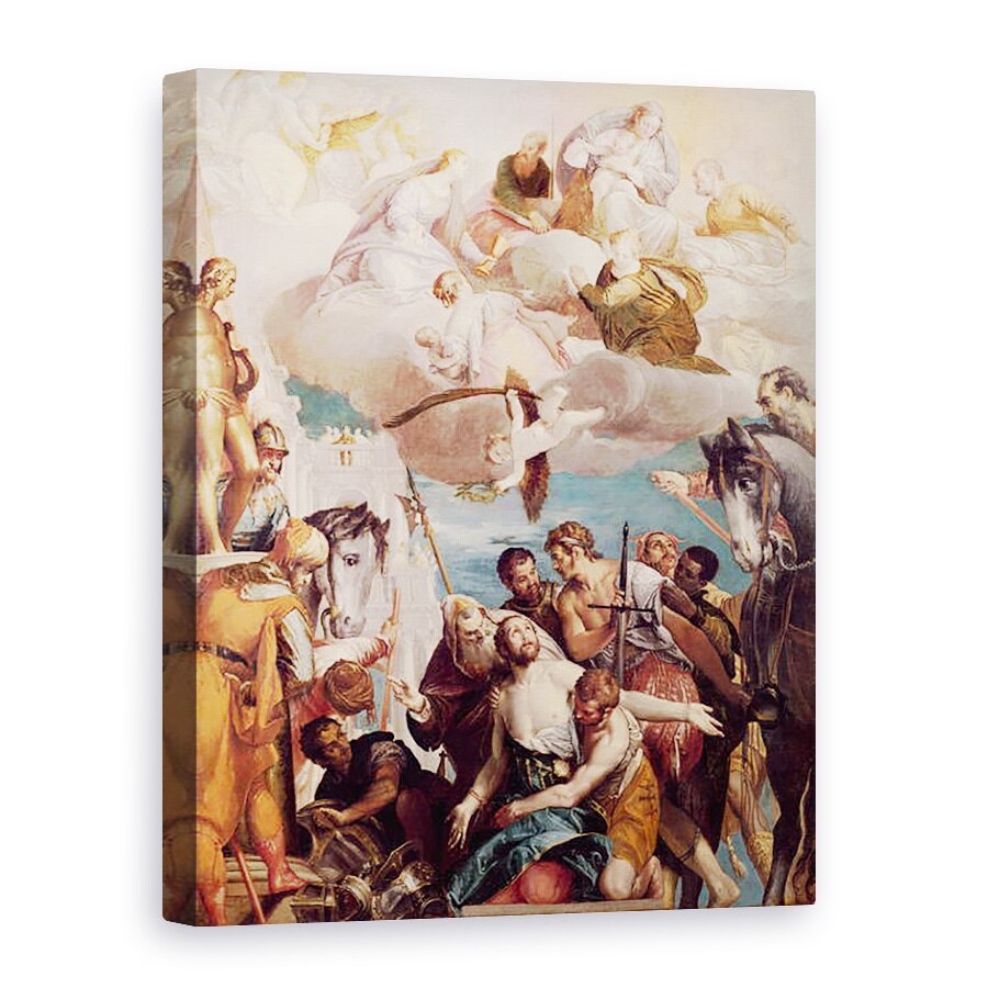 Tablou canvas - Veronese - Martiriul Sfantului Gheorghe, 50 x 70 cm
