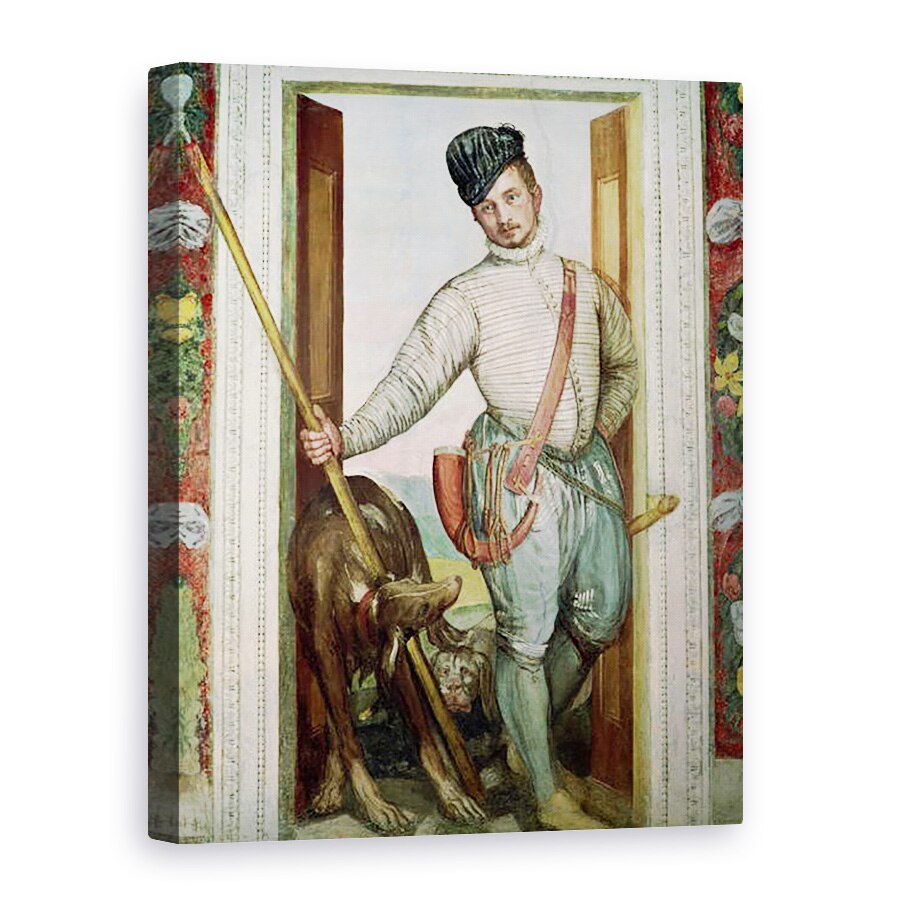 Tablou canvas - Veronese - Costum Auto Portret in Vanatoare, 75 x 100 cm