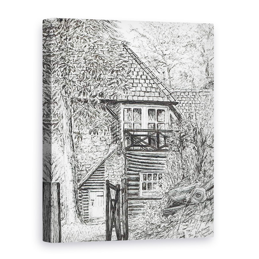 Tablou canvas - Vincent Alexander Booth - Casa de busteni, 2019, 50 x 70 cm