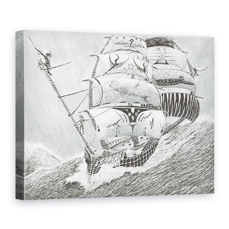 Tablou canvas - Vincent Alexander Booth - Creatorii de furtuni Marea Irlandei, 2017, 60 x 80 cm
