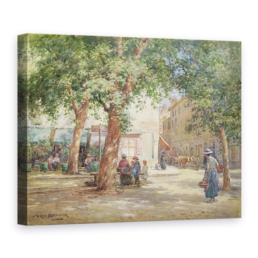 Tablou canvas - William Kay Blacklock - Piata Piata, 50 x 70 cm