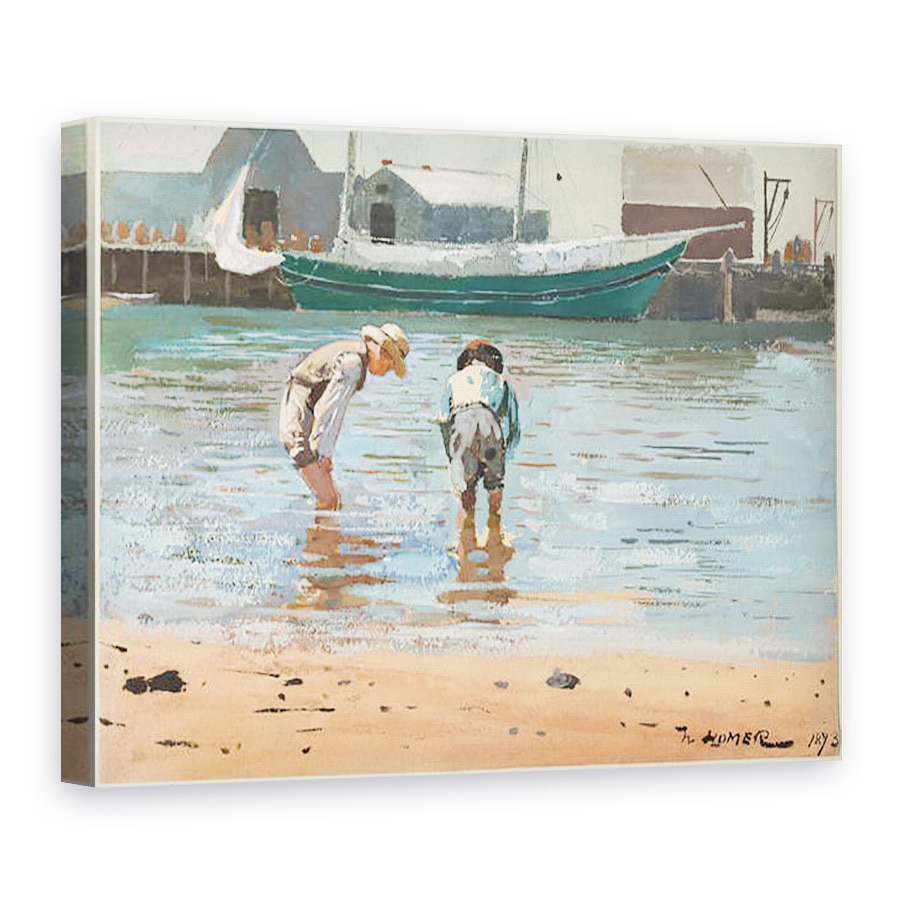 Tablou canvas - Winslow Homer - Baieti de trecere, 50 x 70 cm