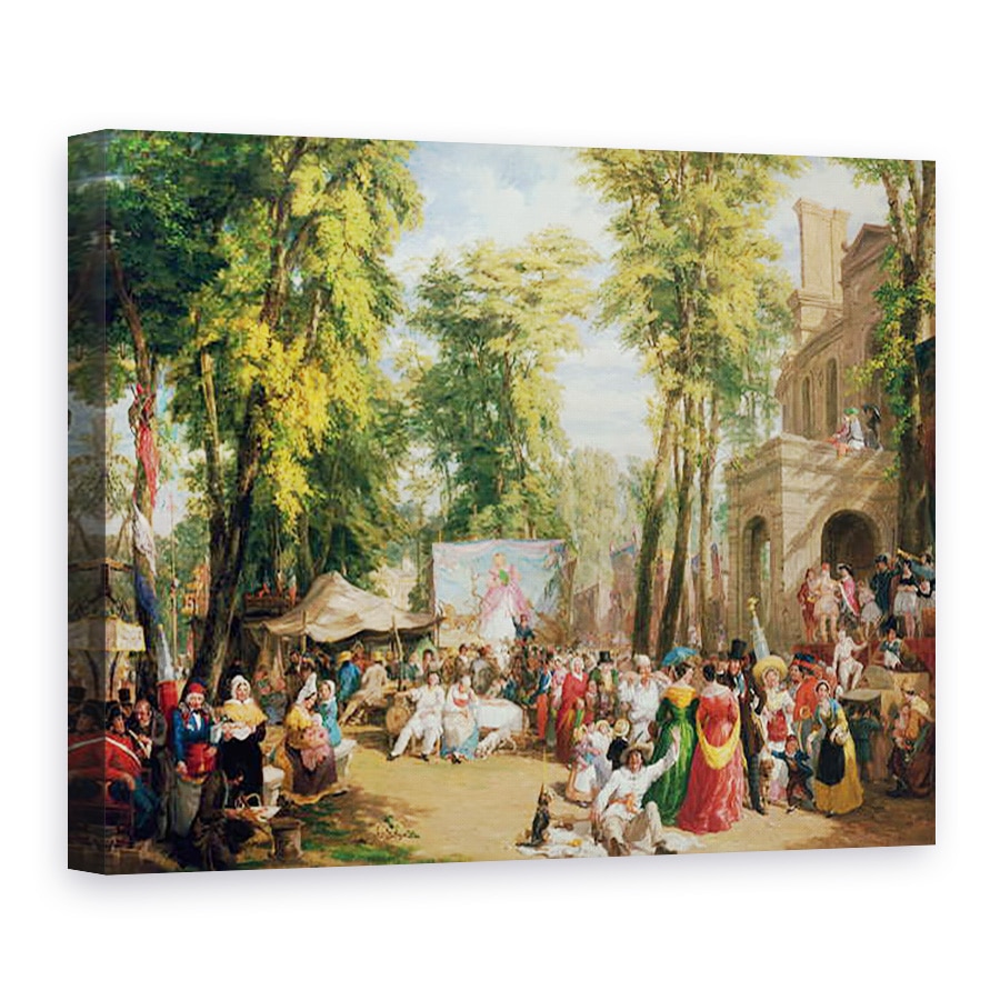 Tablou canvas - William Parrott - Bal de la ville de Paris, 60 x 80 cm