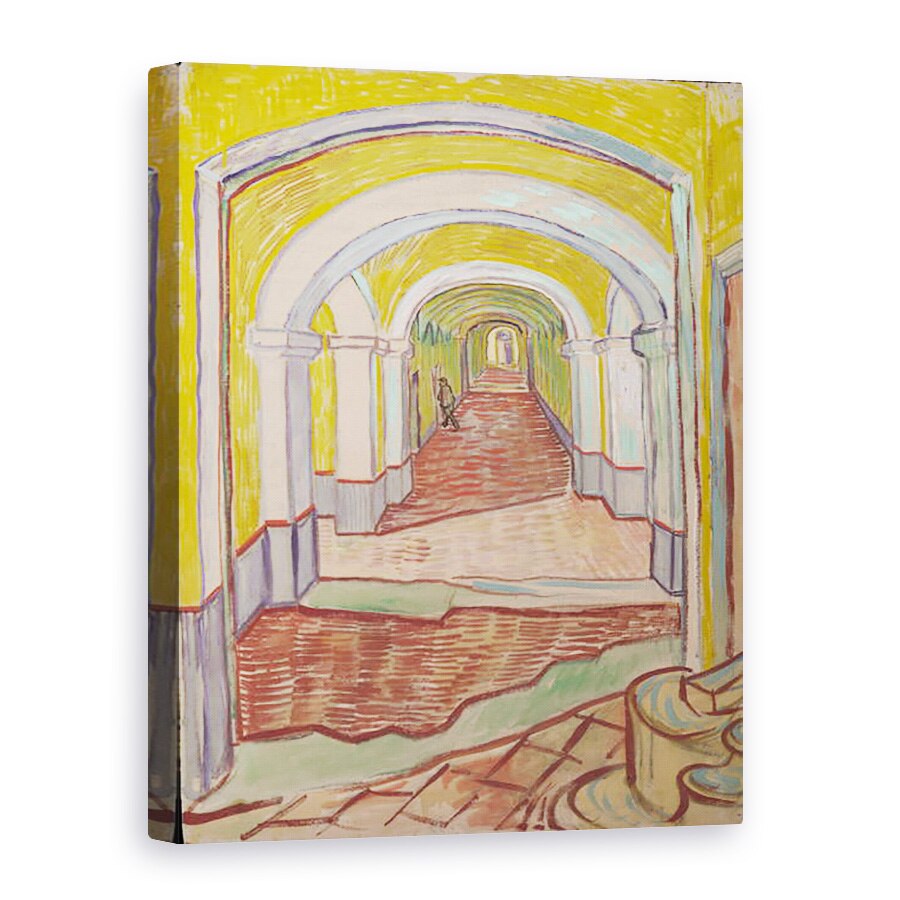 Tablou canvas - Vincent van Gogh - Coridorul de azil, 75 x 100 cm