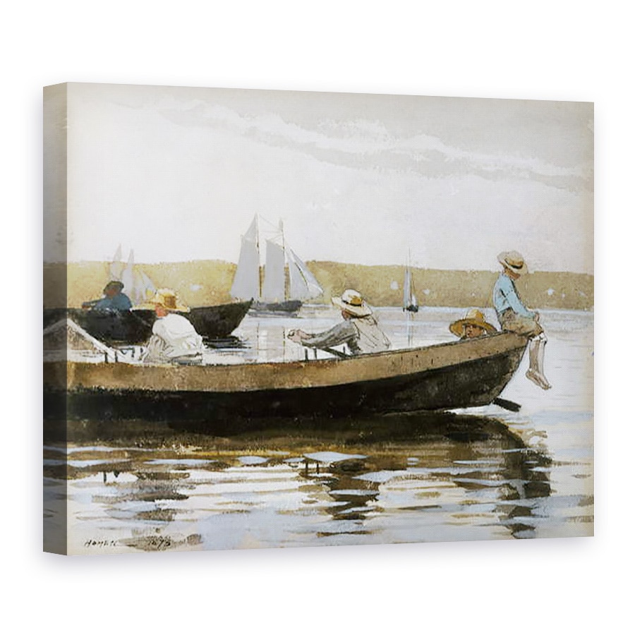 Tablou canvas - Winslow Homer - Baieti in Dory, 50 x 70 cm