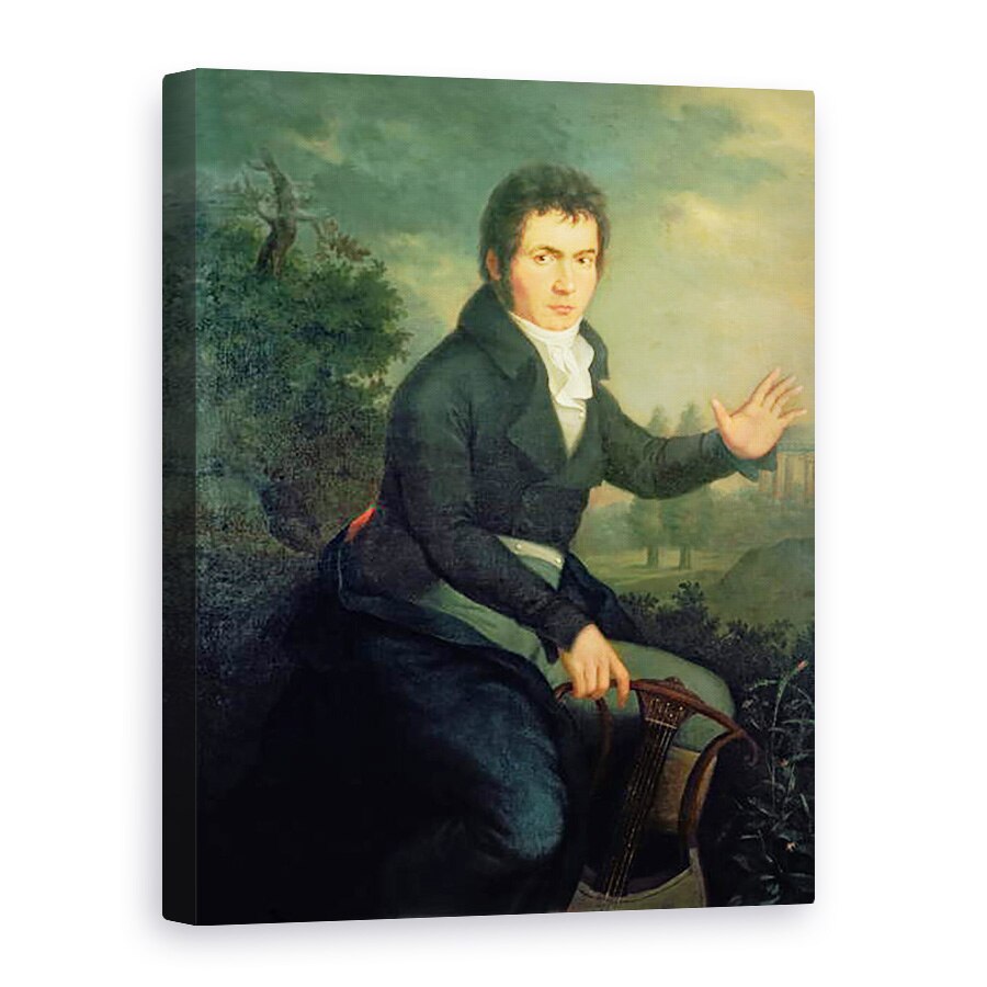 Tablou canvas - Willibrord Joseph Mahler - Ludvig van Beethoven 1770-1827, 75 x 100 cm